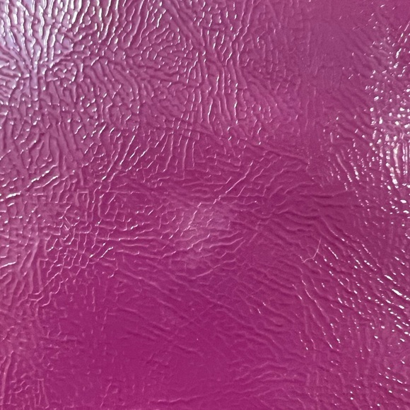Y2K Vintage 2000’S COACH POPPY Patent Leather Purple Daisy Liquid Purse F20004 - Picture 8 of 16